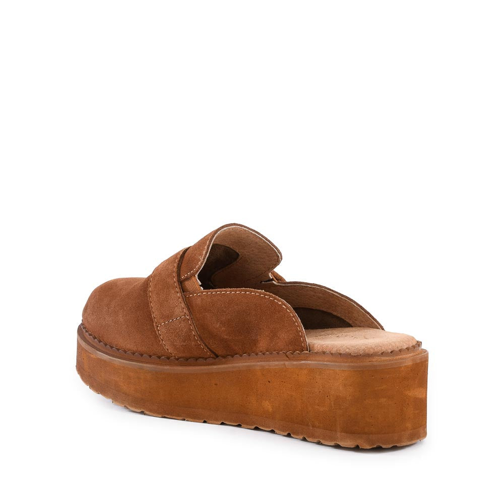 Come Together Suede Platform Mule