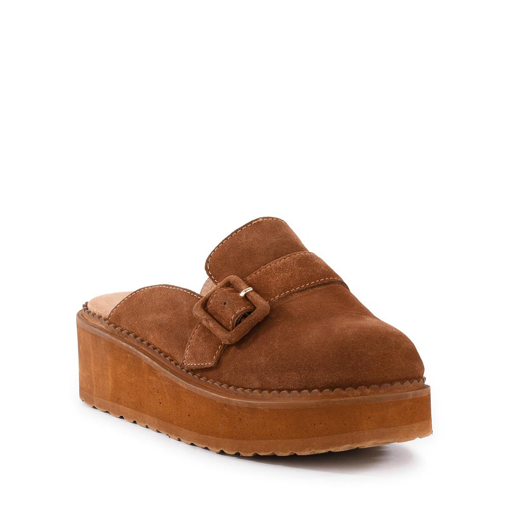 Come Together Suede Platform Mule
