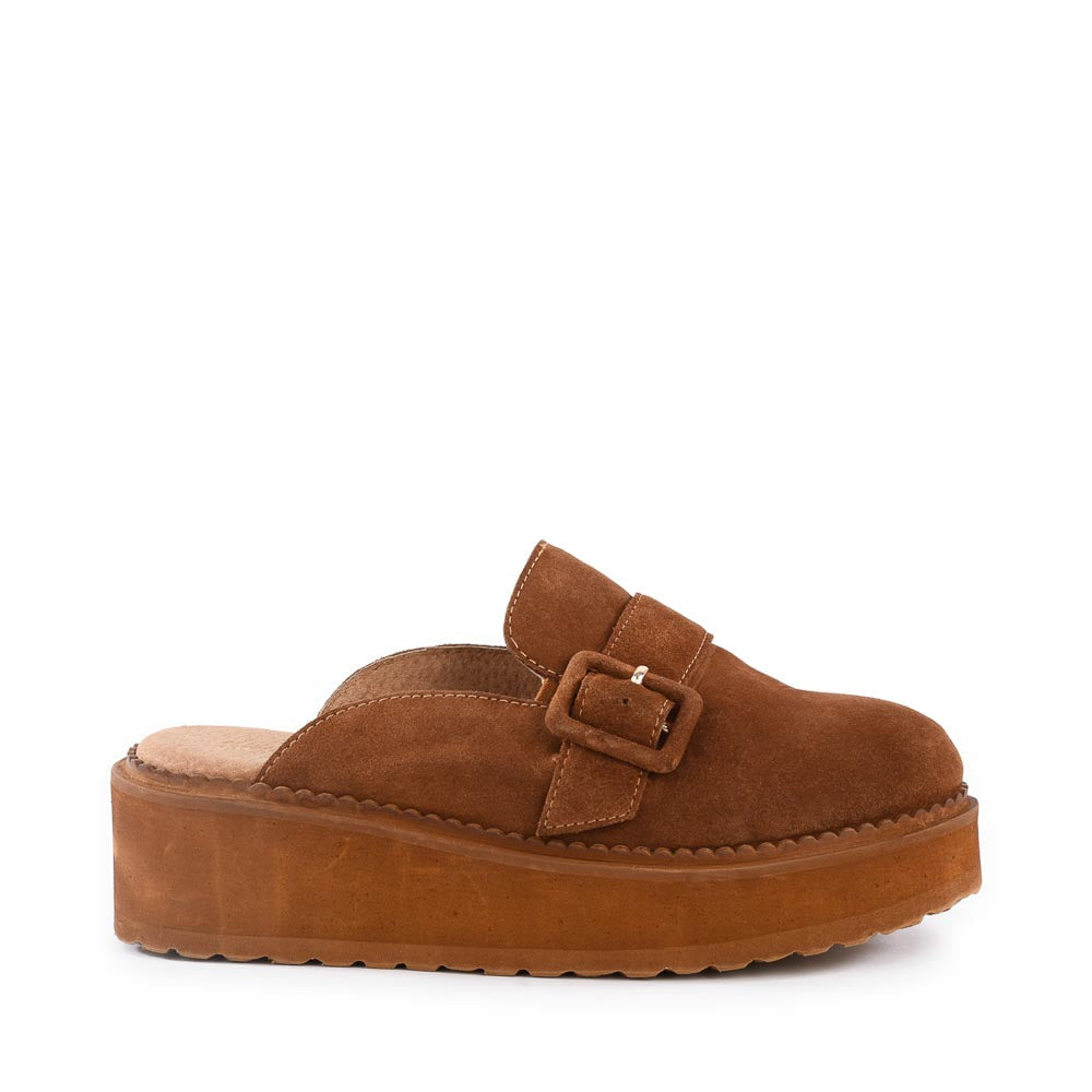 Come Together Suede Platform Mule