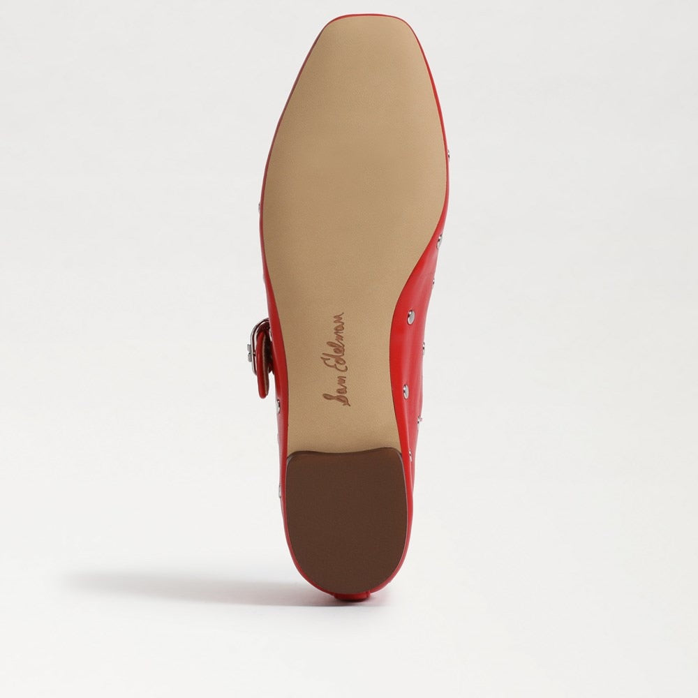 Michaela Stud Mary Jane Flat