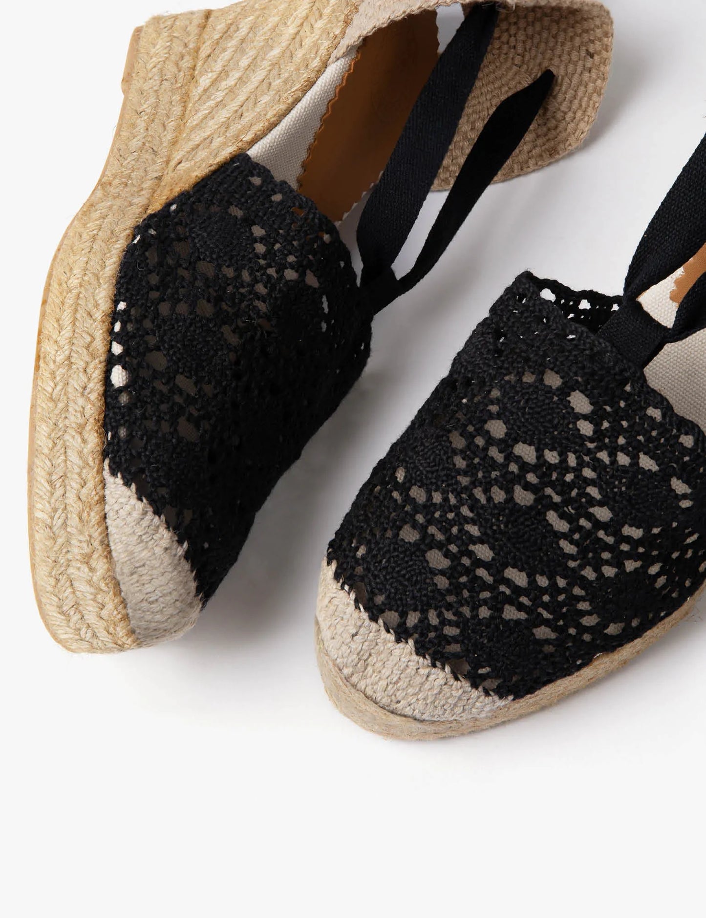 High Valencia Lace Espadrille