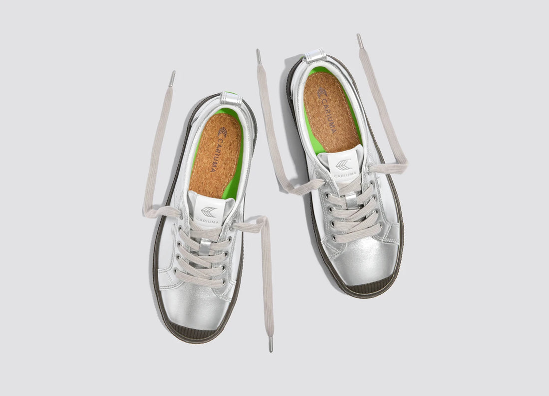 Women's Silver Metallic Oca Sneakers