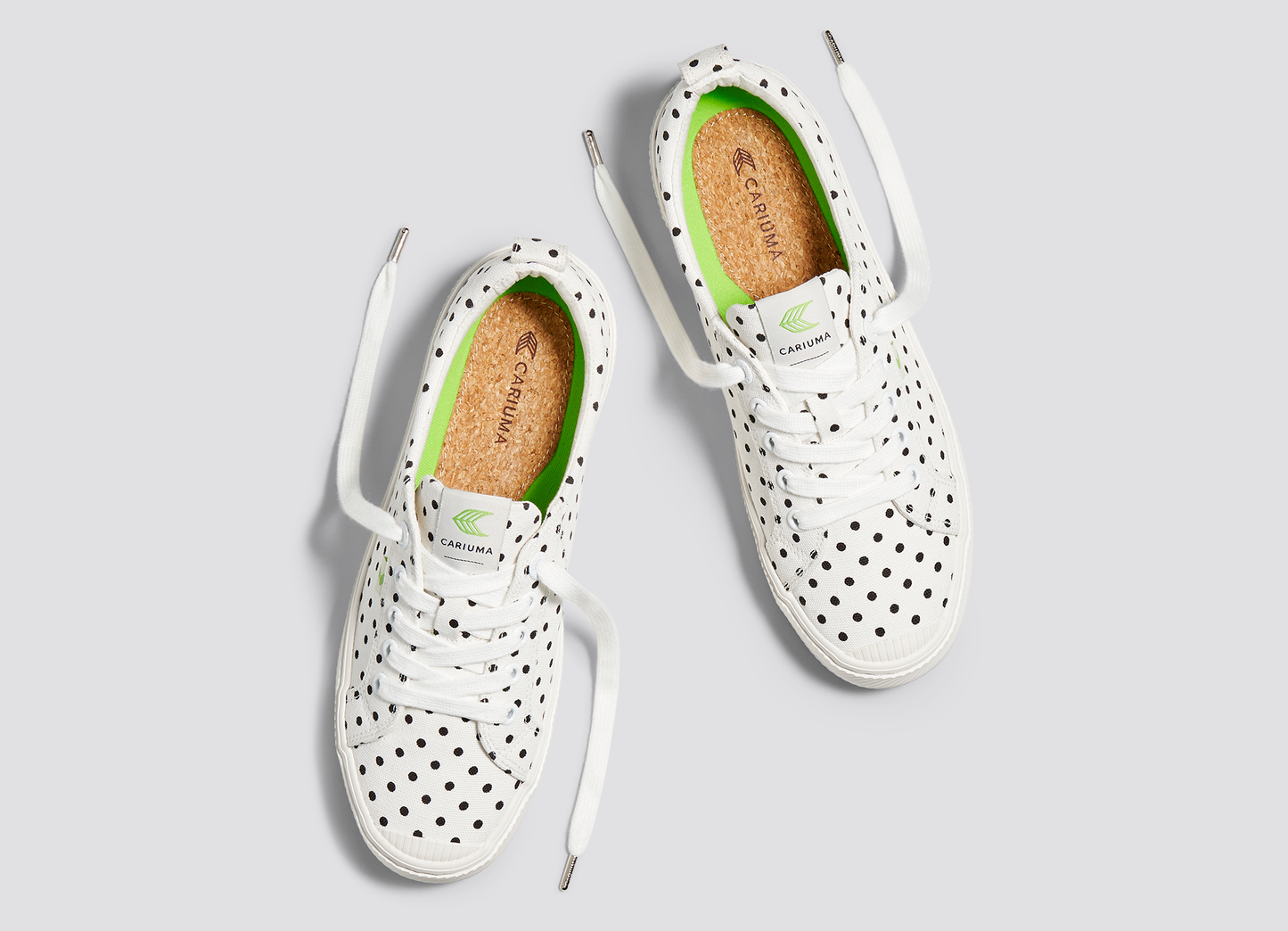 Women's Oca Low Canvas Polka Dots Sneakers
