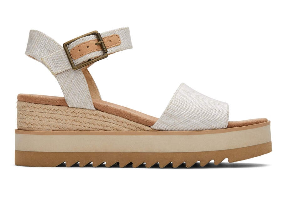 Diana Canvas Wedge Sandal