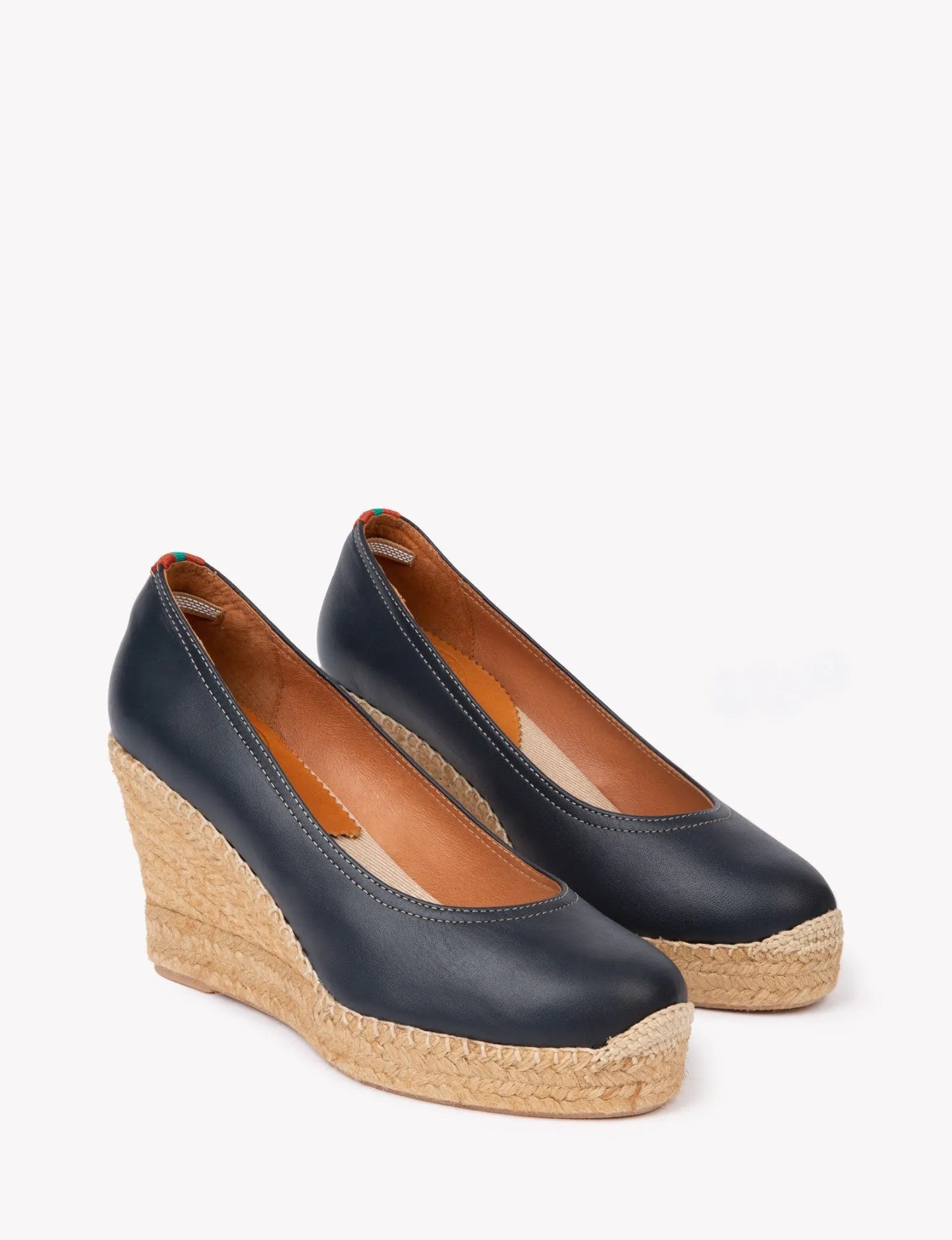 Scoop Leather Espadrille