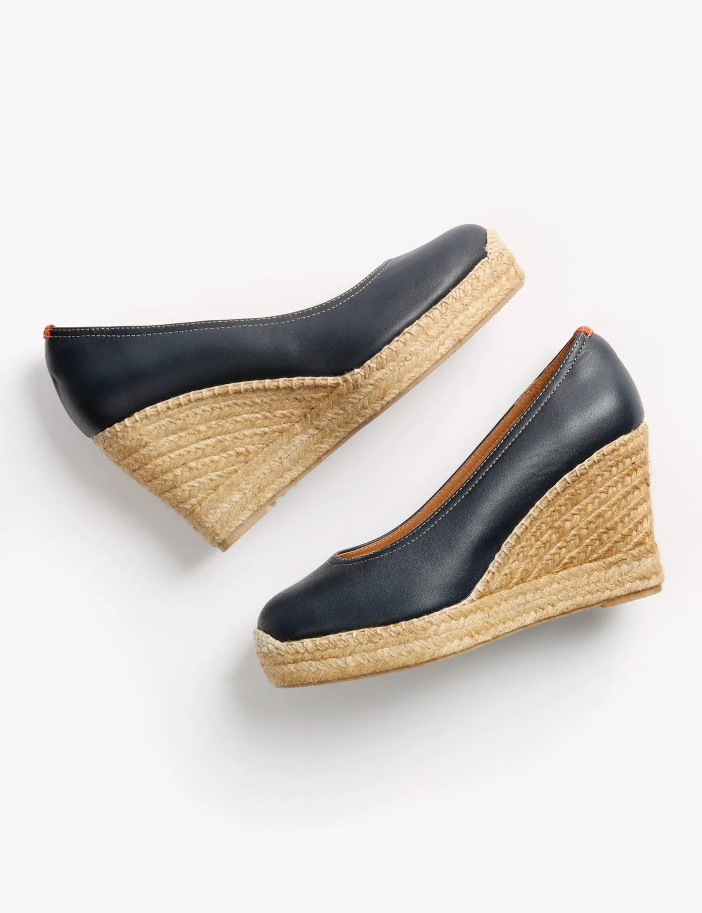 Scoop Leather Espadrille